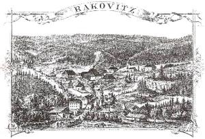 Glažutarsko naselje v Rakovcu na Pohorju (Pokrajinski muzej Celje).